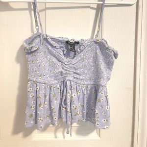 *SOLD* forever21 lavender floral top
